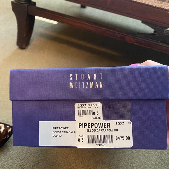 Stuart Weitzman Animal Print Leather Pumps 8.5 (only worn once) RARE!!! - Picture 7 of 7